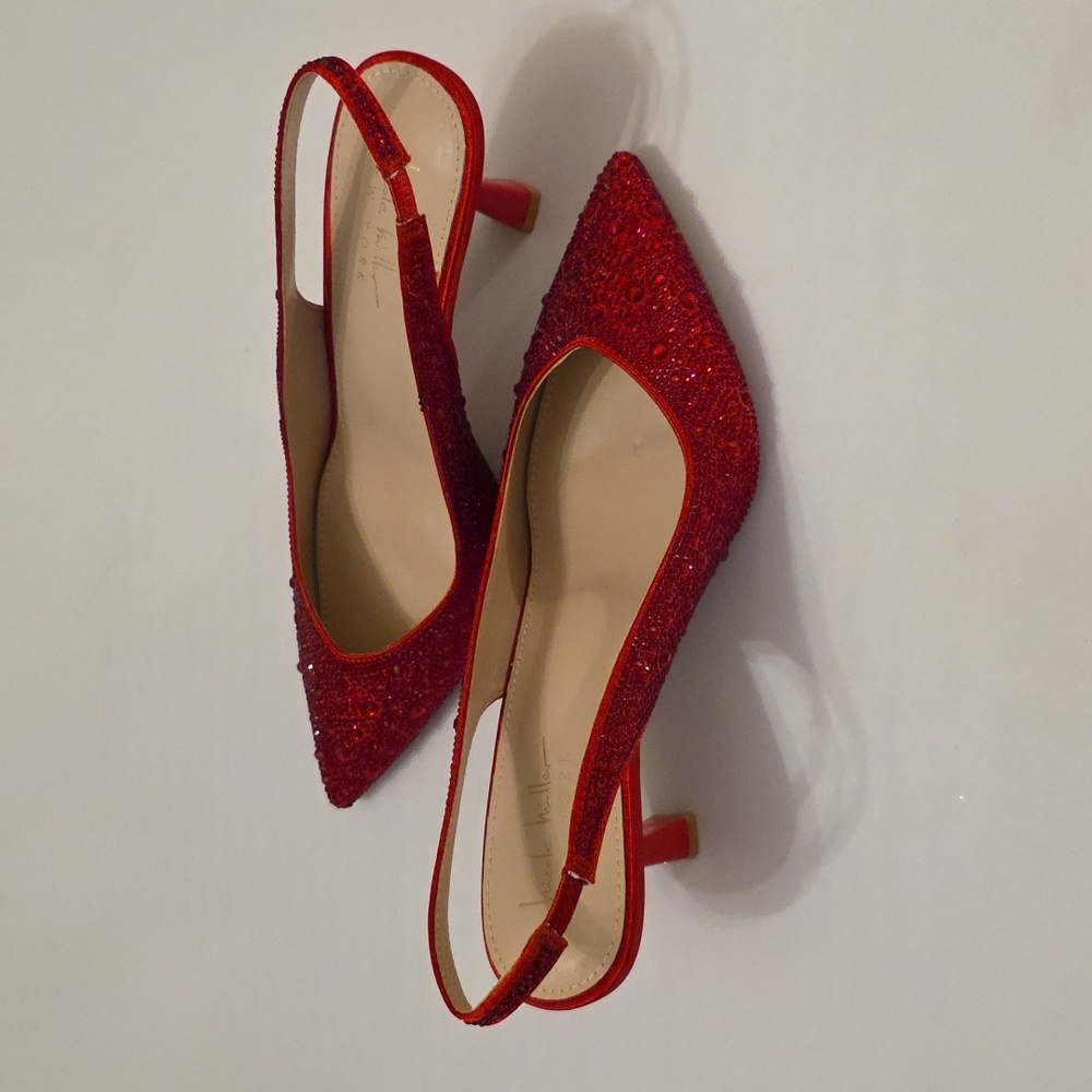 BRAND NEW NICOLE NILLER SCOUTIE SLINGBACK PUMPS (Women)ELEGANT SHEEL - Picture 9 of 16